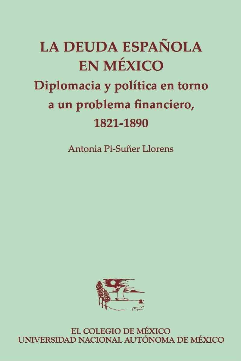 Portada de La deuda española en México.