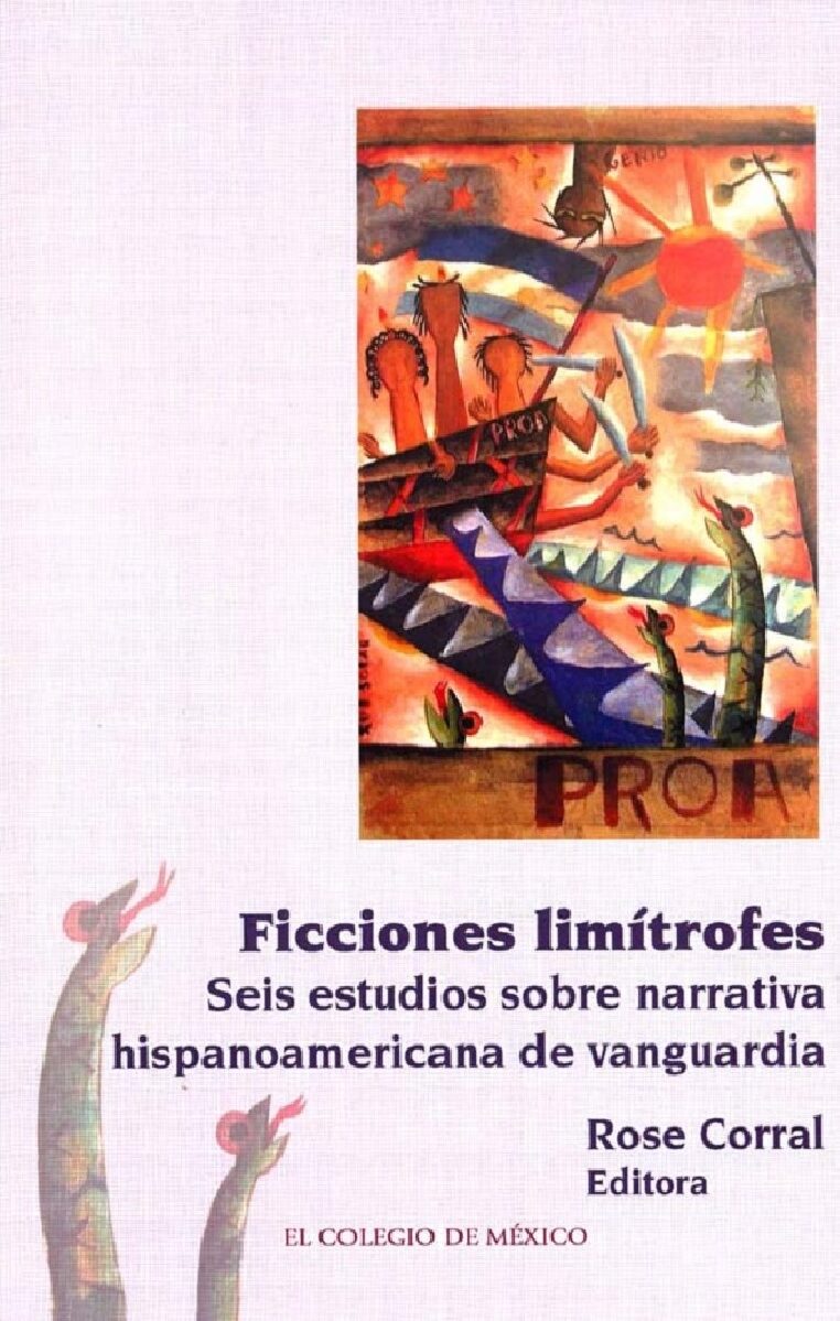 Portada de Ficciones limítrofes. · Rose Corral
