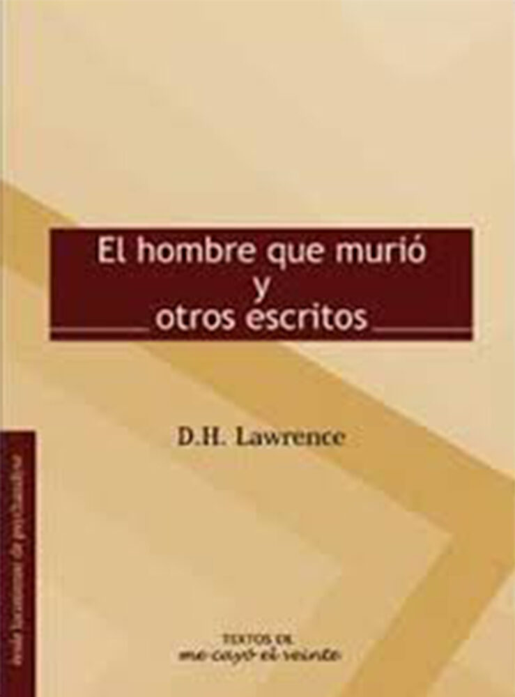 Portada de Textos 9. El hombre que murió y otros escritos