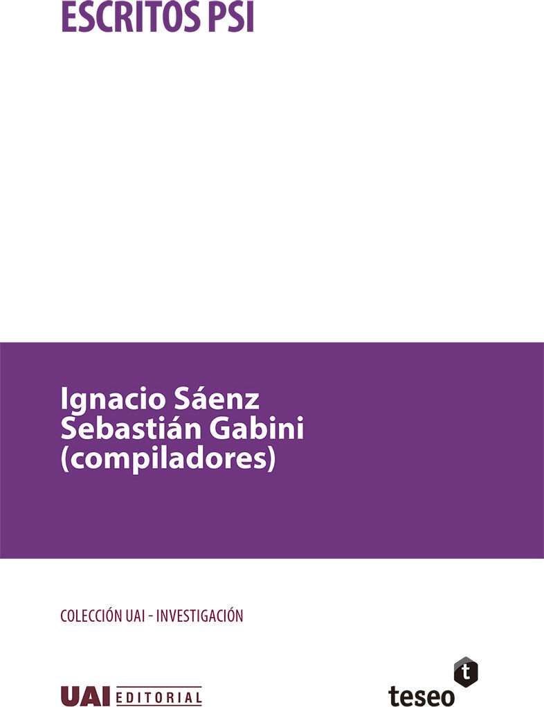 Portada de Escritos psi · Ignacio.Gabini , Sebastián Sáenz