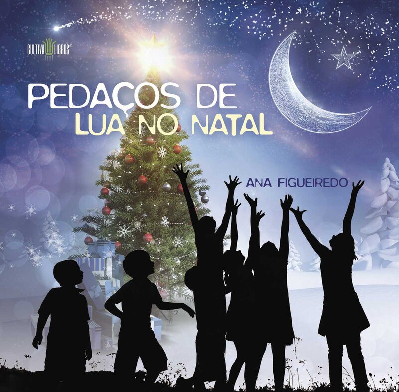 Portada de PedaÛços de lua no Natal · Ana Figueiredo