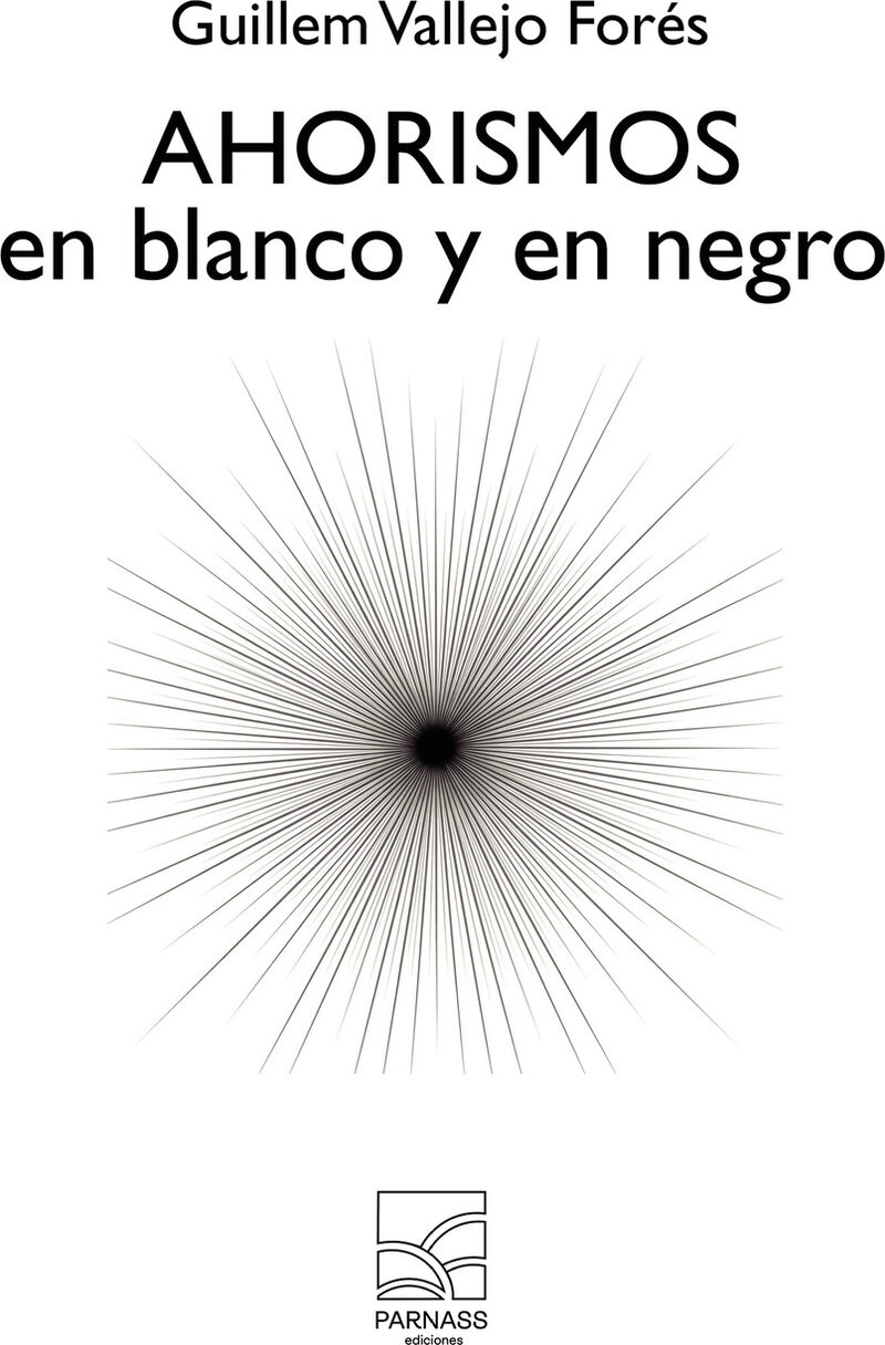 Portada de AHORISMOS EN BLANCO Y EN NEGRO